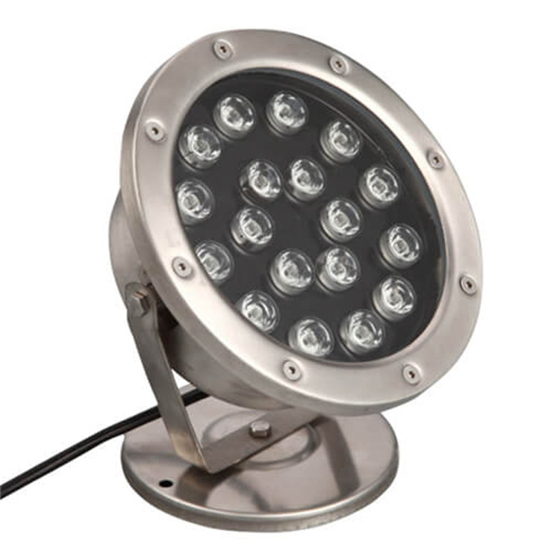 18W LED IP68 Boat Pool Underwater Lighting for Water Swimming Pool Fountain